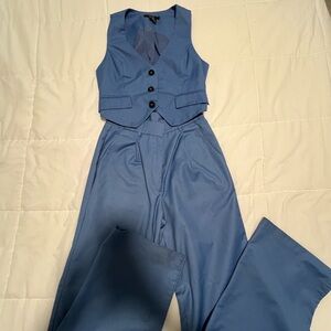 Forever 21 Blue Pantsuit Set